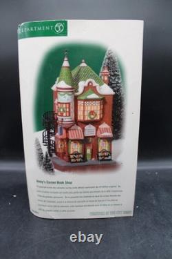 Department 56 Jenny's Corner Book Shop #56.58912 VGC In Original Packaging