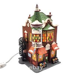 Department 56 Jennys Corner Book Shop Christmas in the City Lighted Village