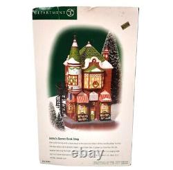 Department 56 Jennys Corner Book Shop Christmas in the City Lighted Village