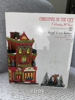 Department 56 Kringle & Sons Boutique 4056624 Christmas in the City NEW! WOW