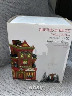 Department 56 Kringle & Sons Boutique 4056624 Christmas in the City NEW! WOW
