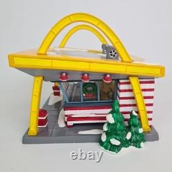 Department 56 Lighted McDonalds Collection Snow Christmas Village 54914 Rare