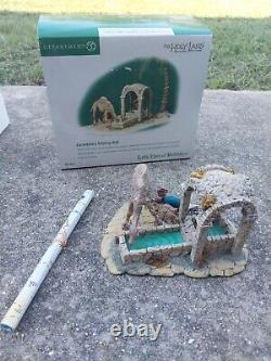Department 56 Little Town Of Bethlehem Caravansary Lot 3 Drinking Well, Corner