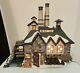 Department 56 London Gin Distillery VIDEO 58746 Works Water Mill Rotates, Lights