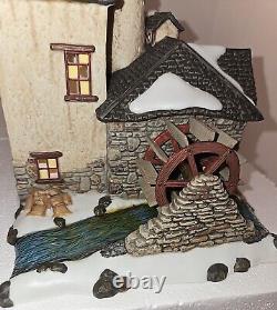 Department 56 London Gin Distillery VIDEO 58746 Works Water Mill Rotates, Lights