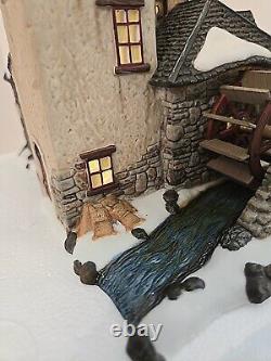 Department 56 London Gin Distillery VIDEO 58746 Works Water Mill Rotates, Lights