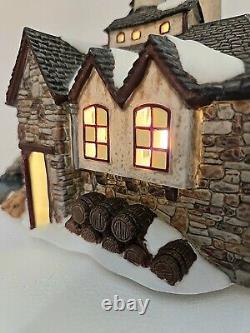 Department 56 London Gin Distillery VIDEO 58746 Works Water Mill Rotates, Lights