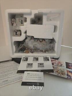 Department 56 London Gin Distillery VIDEO 58746 Works Water Mill Rotates, Lights