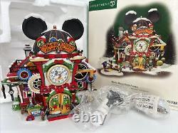 Department 56 Mickey Mouse Watch Factory North Pole Series Disney Christmas