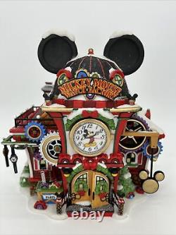 Department 56 Mickey Mouse Watch Factory North Pole Series Disney Christmas