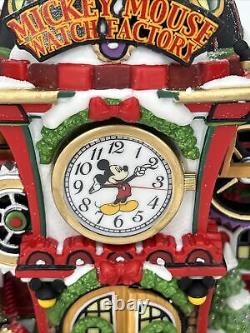 Department 56 Mickey Mouse Watch Factory North Pole Series Disney Christmas