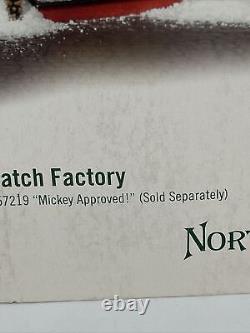 Department 56 Mickey Mouse Watch Factory North Pole Series Disney Christmas