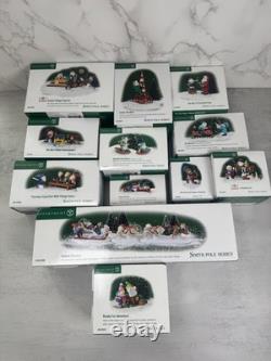 Department 56 NORTH POLE SERIES LOT Of 12 Pieces Excellent Condition