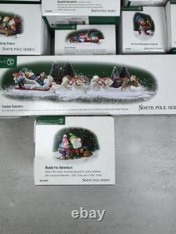Department 56 NORTH POLE SERIES LOT Of 12 Pieces Excellent Condition