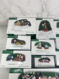 Department 56 NORTH POLE SERIES LOT Of 12 Pieces Excellent Condition
