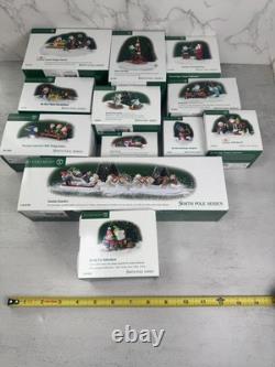 Department 56 NORTH POLE SERIES LOT Of 12 Pieces Excellent Condition