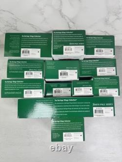 Department 56 NORTH POLE SERIES LOT Of 12 Pieces Excellent Condition