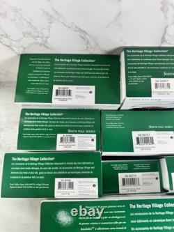 Department 56 NORTH POLE SERIES LOT Of 12 Pieces Excellent Condition