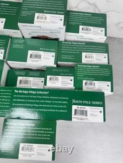 Department 56 NORTH POLE SERIES LOT Of 12 Pieces Excellent Condition