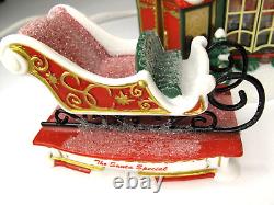 Department 56 NORTH POLE SERIES Santa's Sleigh Maker #56950 Lighted READ