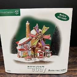 Department 56 NORTH POLE Series CHRISTMAS CANDY MILL #56762 Works SEE VIDEO