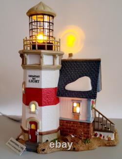 Department 56 New England Village Chesapeake Bay Light #4025269 With Cord TESTED
