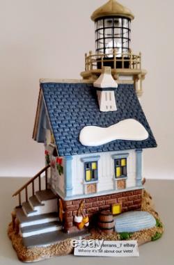 Department 56 New England Village Chesapeake Bay Light #4025269 With Cord TESTED