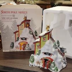 Department 56 North Pole Better Watch Out Coal Mine Illuminated Building