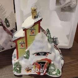 Department 56 North Pole Better Watch Out Coal Mine Illuminated Building