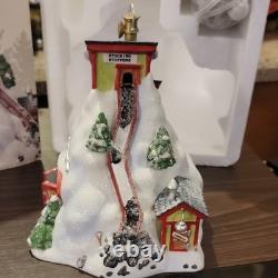 Department 56 North Pole Better Watch Out Coal Mine Illuminated Building