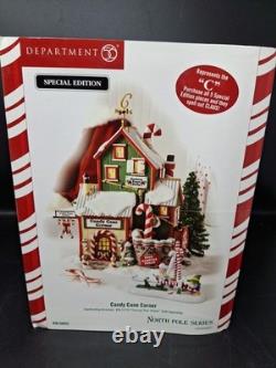 Department 56 North Pole Candy Cane Corner C Brand New #56952