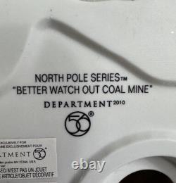 Department 56 North Pole Series Better Watch Out Coal Mine No. 808923 Retired