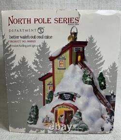 Department 56 North Pole Series Better Watch Out Coal Mine No. 808923 Retired