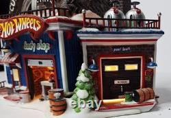 Department 56 North Pole Series Hot Wheels Custom Car Shop Intro 05 Retired 06