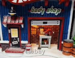Department 56 North Pole Series Hot Wheels Custom Car Shop Intro 05 Retired 06