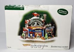 Department 56 North Pole Series Hot Wheels Custom Car Shop Intro 05 Retired 06