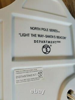 Department 56 North Pole Series Light the Way Santa Beacon 56953 2006