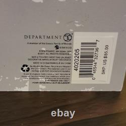 Department 56 North Pole Series Real Artificial Tree Factory Porcelain Lighted