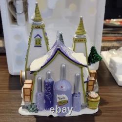 Department 56 North Pole Series Real Artificial Tree Factory Porcelain Lighted