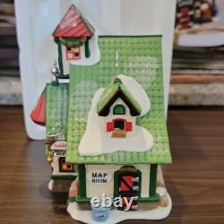Department 56 North Pole Series Reindeer Stables Rudolph Illuminated Porcelain