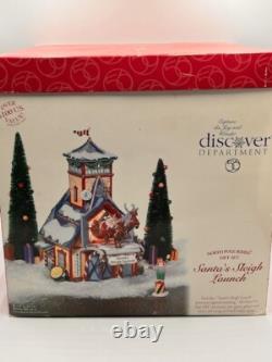 Department 56 North Pole Series Santa's Sleigh Launch #56734 Christmas