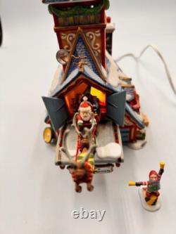 Department 56 North Pole Series Santa's Sleigh Launch #56734 Christmas