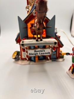 Department 56 North Pole Series Santa's Sleigh Launch #56734 Christmas