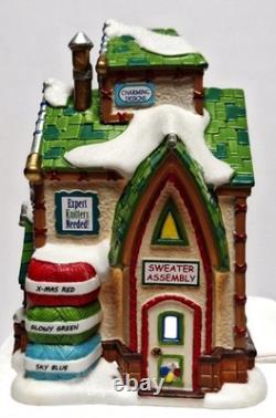 Department 56 North Pole Series The Original Ugly Sweater Co Retired 2017