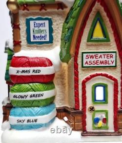 Department 56 North Pole Series The Original Ugly Sweater Co Retired 2017