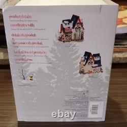 Department 56 North Pole Twinkle Brite Tree Factory Illuminated Porcelain House