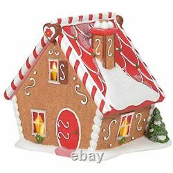 Department 56 North Pole Village Ginger's Cottage Gingerbread House Lit 6005428