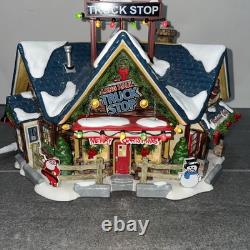 Department 56 Original Snow Village, Long Haul Truck Stop, With Original Box