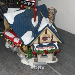 Department 56 Original Snow Village, Long Haul Truck Stop, With Original Box