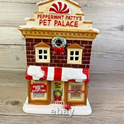 Department 56 Peanuts Peppermint Patty's Pet Palace Christmas Village With Box
